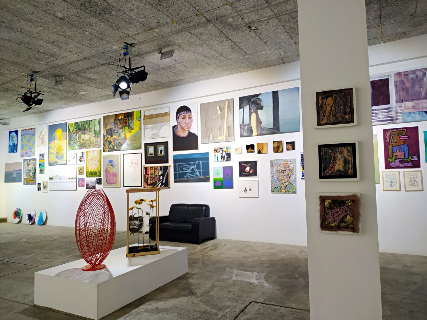 Godot Art Expo kiállítótér részlet